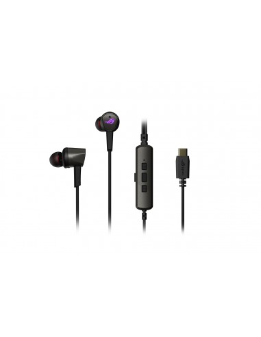 ASUS : ROG CETRA II Auriculares Alámbrico Dentro de oído Juego USB Tipo C Negro