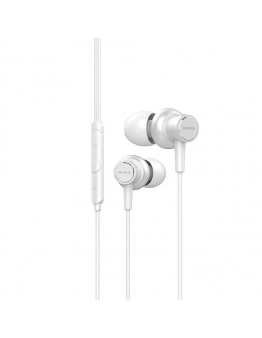 Aiwa : ESTM-500WT auricular y casco Auriculares Alámbrico Dentro de oído Música Blanco