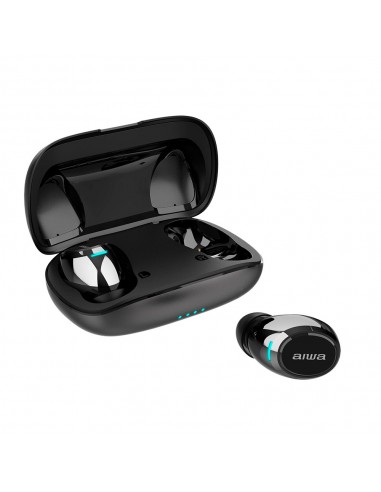 Aiwa : EBTW-850 auricular y casco Auriculares Inalámbrico Dentro de oído Llamadas/Música Bluetooth Negro