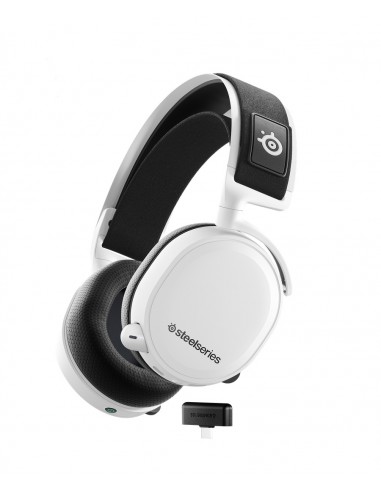 Steelseries : Arctis 7+ Auriculares Inalámbrico y alámbrico Diadema Juego USB Tipo C Bluetooth Negro, Blanco