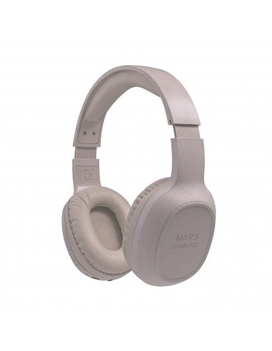 Mars Gaming : MHW-ECO Auriculares Inalámbricos Ecológicos Bluetooth 5.1 Micrófono Material Orgánico Wheat Straw
