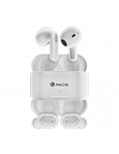 NGS : ARTICA DUO Auriculares Inalámbrico Dentro de oído Llamadas/Música Bluetooth Blanco