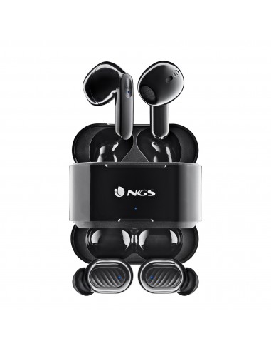 NGS : ARTICA DUO Auriculares Inalámbrico Dentro de oído Llamadas/Música Bluetooth Negro