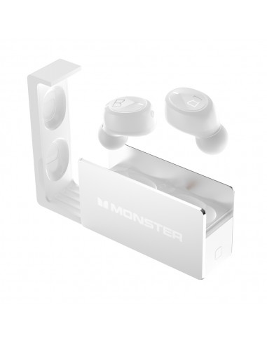 Monster : Clarity 510 Auriculares True Wireless Stereo (TWS) Dentro de oído Música/uso diario Bluetooth Negro, Plata
