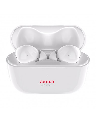 Aiwa : EBTW-888ANC/WT auricular y casco Auriculares True Wireless Stereo (TWS) Dentro de oído Llamadas/Música Bluetooth Blanco