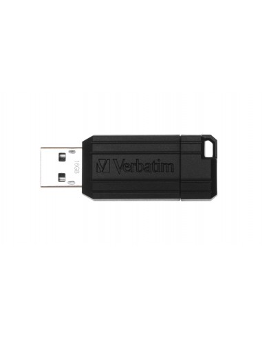 Verbatim : PinStripe - Unidad USB de 16 GB - Negro
