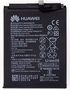 Huawei : Batería HB436486ECW 4000 mAh (P20 Pro / Mate 10) (bulk)