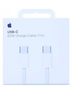 Apple : Cable de datos MQKJ3ZM/A (USB-C / USB-C 60W) 1m (blíster)