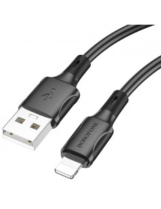 Borofone : Cable de datos BX80 (USB-A / Lightning) - negro (blíster)