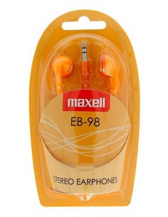 Maxell : Auriculares in-ear EB-98 - naranja (blíster)