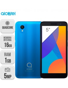 Alcatel : 5033FR 4G DS 1/16GB (Alcatel 1 2021) - azul