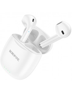 Borofone : Manos libres Bluetooth BW17 - blanco (blíster)