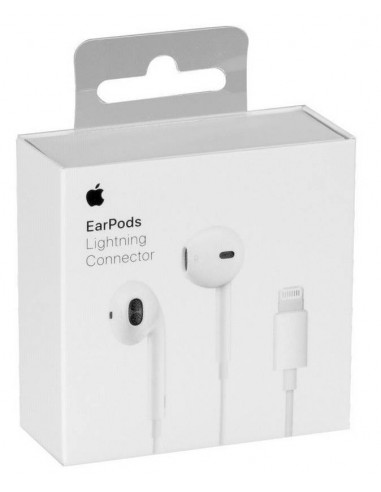 Apple : Manos libres con cable EarPods MMTN2ZM/A (Lightning) (blíster)