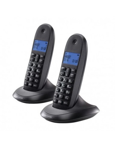 Motorola : C1002 teléfono Teléfono DECT Identificador de llamadas Gris