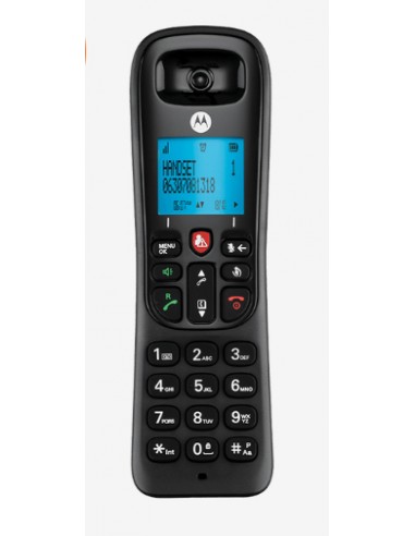 Motorola : CD4001 Teléfono DECT Negro Identificador de llamadas