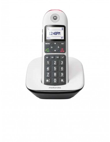 Motorola : CD5001 Teléfono DECT Identificador de llamadas Gris