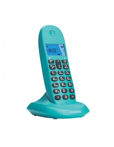 Motorola : C1001 Teléfono DECT Identificador de llamadas Turquesa