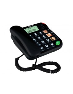 MaxCom : KXT480CZ teléfono Teléfono analógico Identificador de llamadas Negro