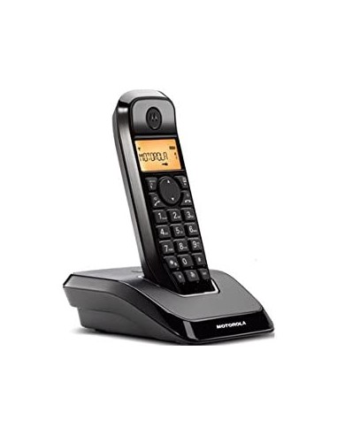 Motorola : S1201 Teléfono DECT Identificador de llamadas Negro