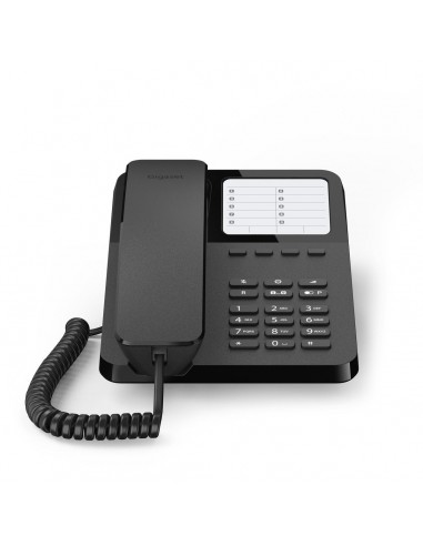 Gigaset : DESK 400 Teléfono analógico Negro