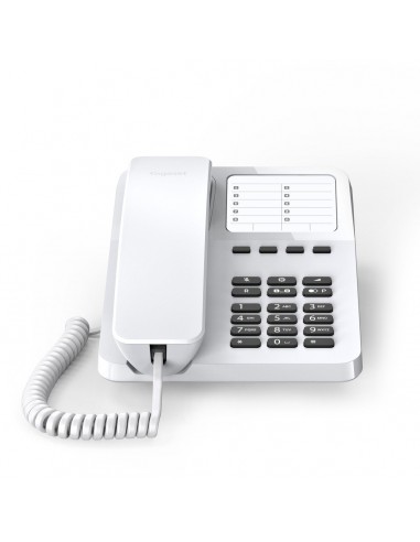 Gigaset : DESK 400 Teléfono analógico Blanco