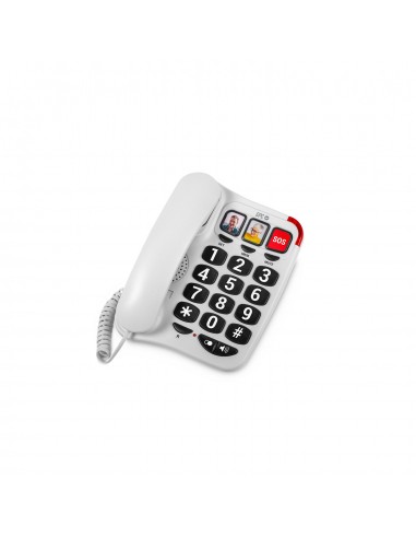 SPC : Comfort Numbers 2 Teléfono analógico Blanco