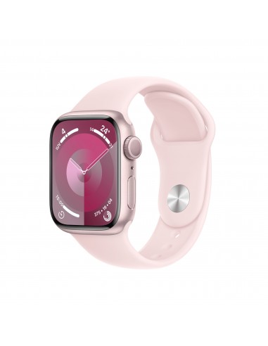 Apple : Watch Series 9 41 mm Digital 352 x 430 Pixeles Pantalla táctil Rosa Wifi GPS (satélite)