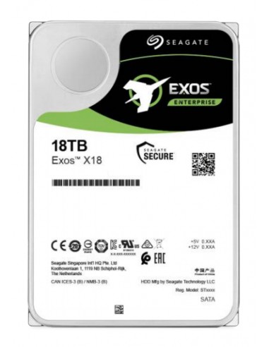 Seagate : Enterprise ST18000NM004J disco duro interno 3.5" 18 TB SAS