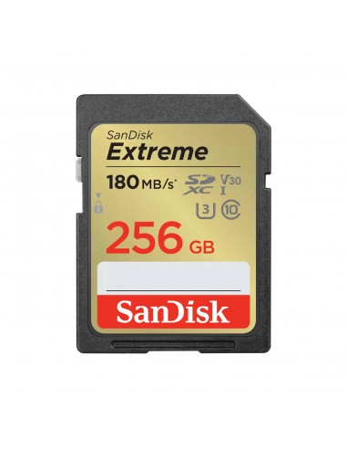 SanDisk : Extreme 256 GB SDXC UHS-I Clase 10