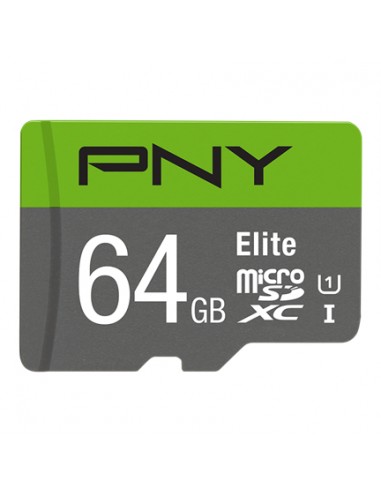 PNY : Elite 64 GB MicroSDXC Clase 10
