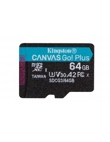 Kingston Technology : Canvas Go! Plus 64 GB MicroSD UHS-I Clase 10