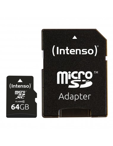 Intenso : 64GB MicroSDHC MicroSDXC Clase 10