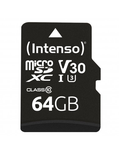 Intenso : 3433490 memoria flash 64 GB MicroSDXC UHS-I Clase 10