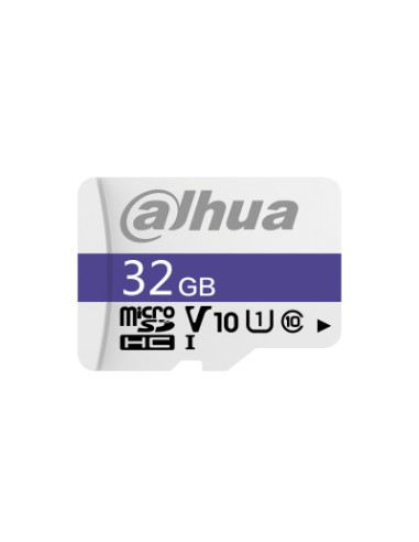 Imou : 32GB MICROSD CARD, READ SPEED UP TO 95 MB/S, WRITE SPEED UP TO 25 MB/S, SPEED CLASS C10, U1, V10, TBW 20TB (DHI-TF-C100/3