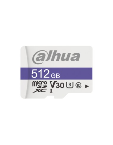 Imou : 512GB MICROSD CARD, READ SPEED UP TO 100 MB/S, WRITE SPEED UP TO 80 MB/S, SPEED CLASS C10, U3, V30, TBW 70TB (DHI-TF-C100