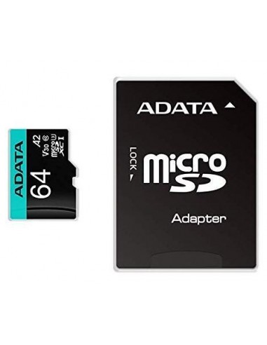 ADATA : Premier Pro 64 GB MicroSDXC UHS-I Clase 10