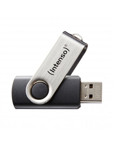 Intenso : Basic Line unidad flash USB 32 GB USB tipo A 2.0 Negro, Plata