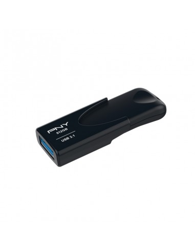 PNY : Attache 4 unidad flash USB 512 GB USB tipo A 3.2 Gen 1 (3.1 Gen 1) Negro