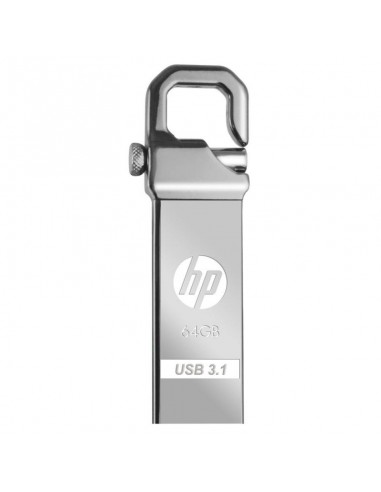 HP : x750w unidad flash USB 64 GB USB tipo A 3.2 Gen 1 (3.1 Gen 1) Acero inoxidable