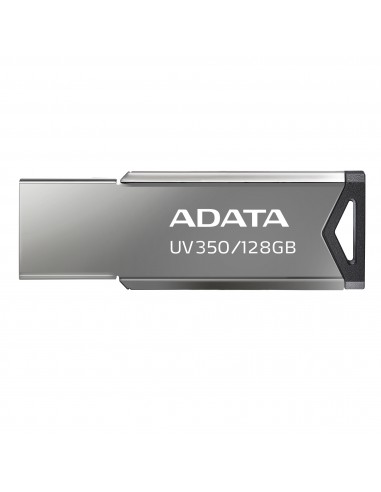 ADATA : UV350 unidad flash USB 128 GB USB tipo A 3.2 Gen 1 (3.1 Gen 1) Plata