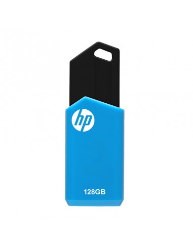 HP : v150w unidad flash USB 128 GB USB tipo A 2.0 Negro, Azul