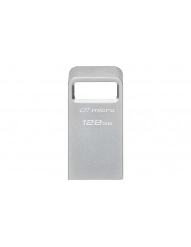 Kingston Technology : DataTraveler Micro unidad flash USB 128 GB USB tipo A 3.2 Gen 1 (3.1 Gen 1) Plata