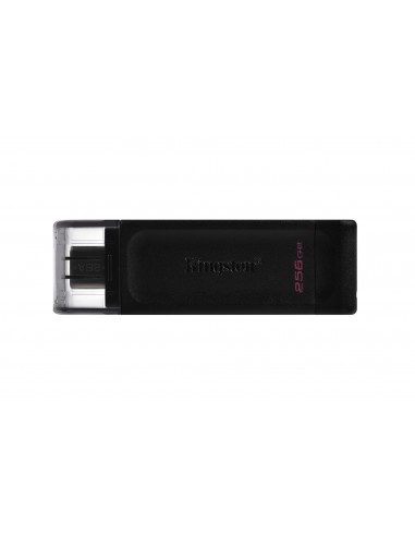 Kingston Technology : DataTraveler 70 unidad flash USB 256 GB USB Tipo C 3.2 Gen 1 (3.1 Gen 1) Negro