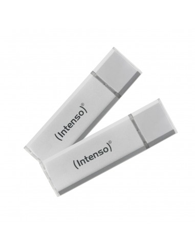 Intenso : Ultra Line 2 x 64GB unidad flash USB USB tipo A 3.2 Gen 1 (3.1 Gen 1) Plata