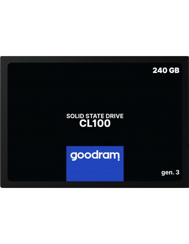 Goodram : CL100 gen.3 2.5" 240 GB Serial ATA III 3D TLC NAND