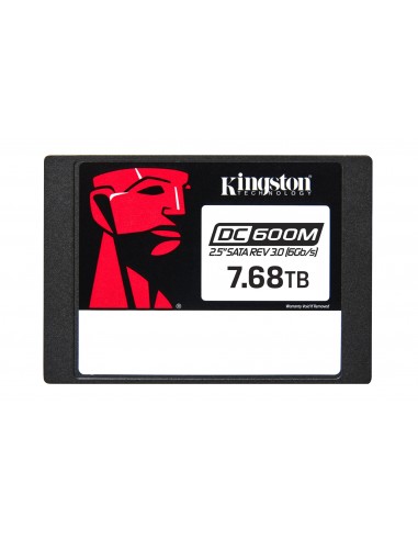 Kingston Technology : DC600M 2.5" 7,68 TB Serial ATA III 3D TLC NAND