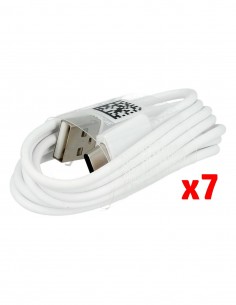 Samsung : Cable de datos EP-DN930 (USB-A / USB-C) - blanco (Pack de 7) (bulk)
