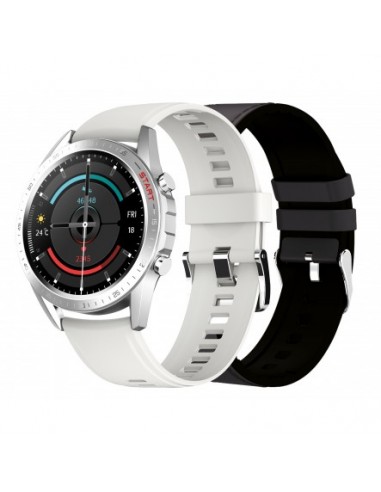 DCU Advance Tecnologic : 34157016 Relojes inteligentes y deportivos 2,54 cm (1") 26 mm Negro, Blanco