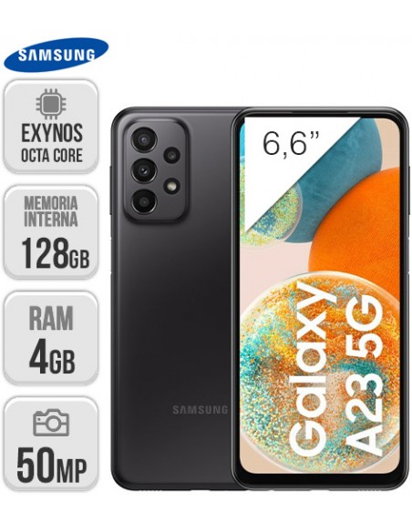 Samsung : A236 Galaxy A23 5G 4/128GB - negro