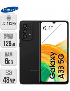 Samsung : A336 Galaxy A33 EE 5G 6/128GB - negro